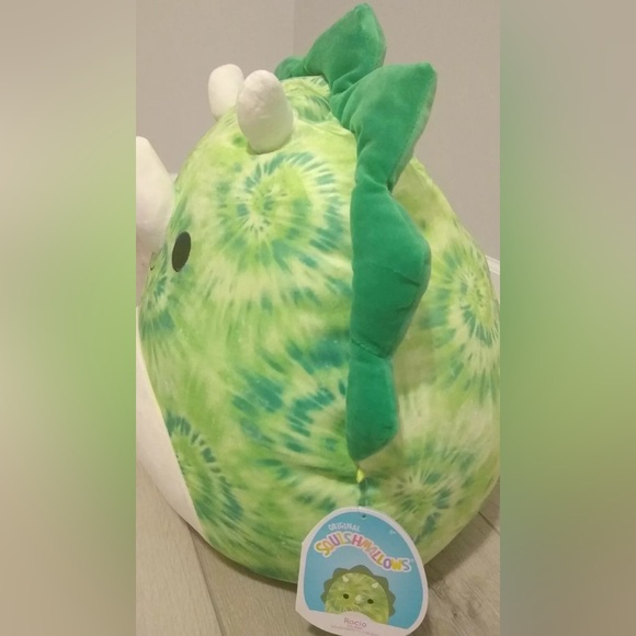 NWT 16” Rocio the Green Tie-Dye Triceratops Squishmallow - Picture 7 of 9
